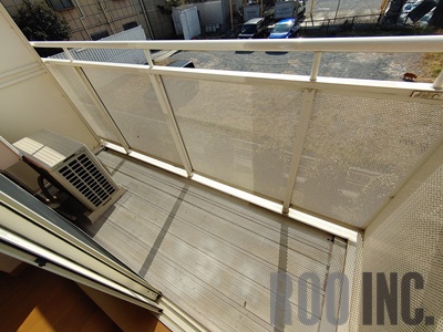 バルコニー　写真は反転のお部屋です