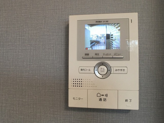 セキュリティ　録画機能付カラーモニターインターホン
