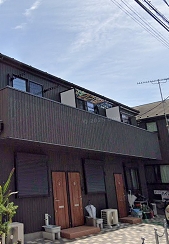 建物外観　閑静な住宅街☆二面採光で使い易い2DK☆