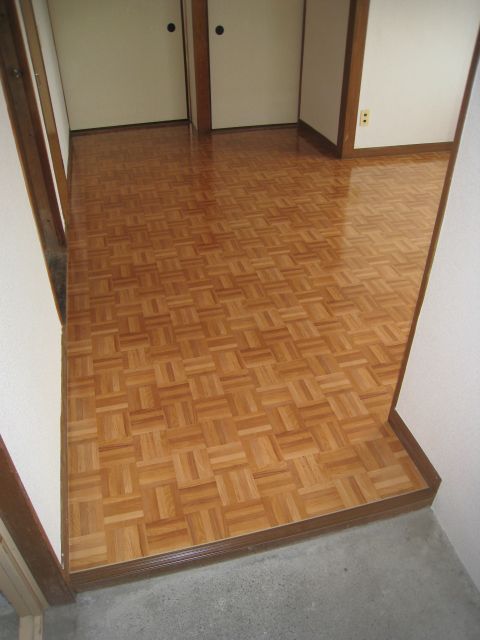 玄関　玄関部分。