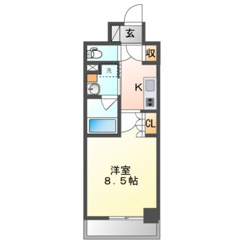 OKBアヴェニール菊井町の間取り写真