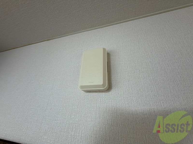 セキュリティ　来客時にはこちらのチャイムが鳴りますよ。