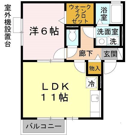 ソレーユ植松の間取り写真
