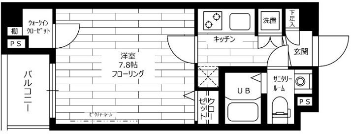 ステージファースト田園調布アジールコートの間取り写真