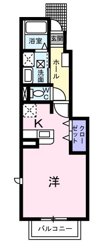 ＪＲ山陽本線 東福山駅 徒歩70分 2階建 築23年の間取り写真