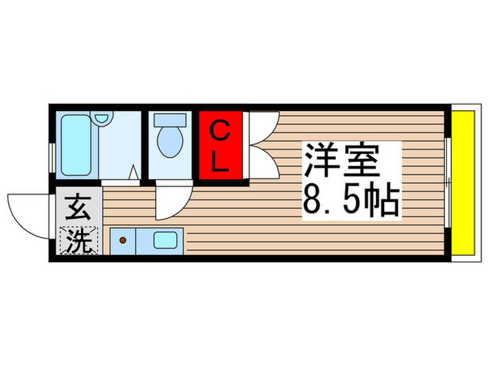 三光ハイムAの間取り写真