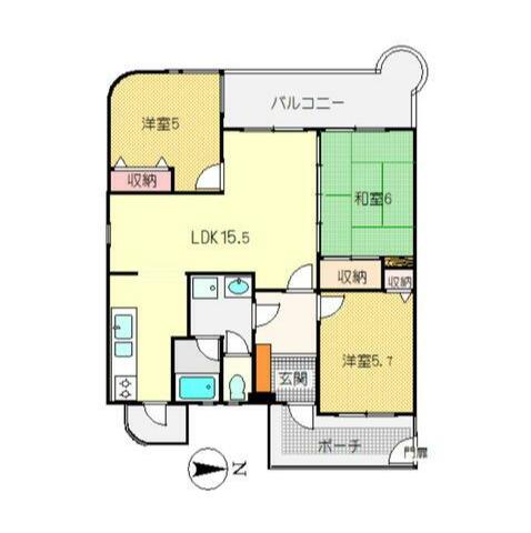 GROW RAINBOWの間取り写真