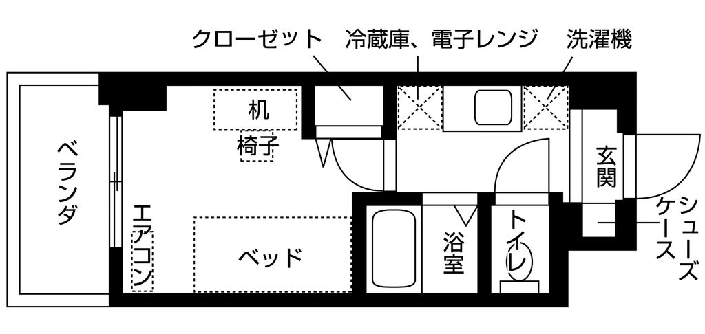 キャンパスヴィレッジ西宮甲東園の間取り写真