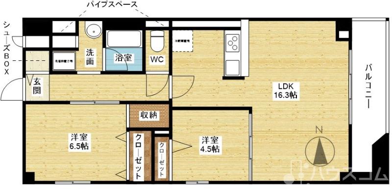 阪急宝塚線 三国駅 徒歩8分 5階建 築3年の間取り写真