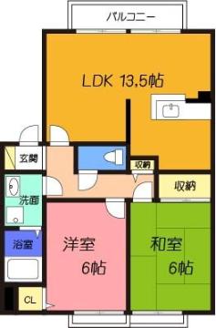 阪急京都線 富田駅 徒歩10分 2階建 築28年の間取り写真