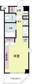 地下鉄中央線 九条駅 徒歩9分 10階建 築27年の間取り写真