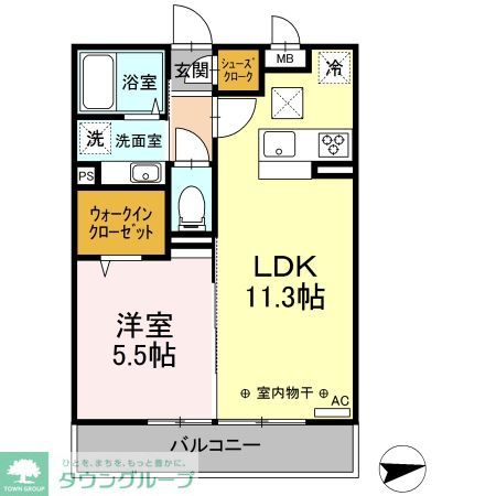 ベルメゾン二俣川の間取り写真
