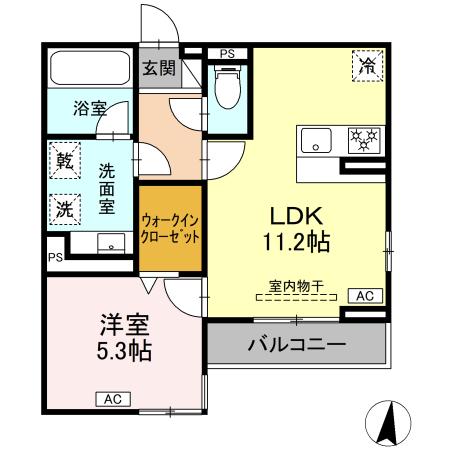 ルサンティエ白龍町の間取り写真