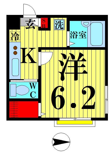 オーネスト西新井の間取り写真