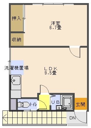 ココハイムの間取り