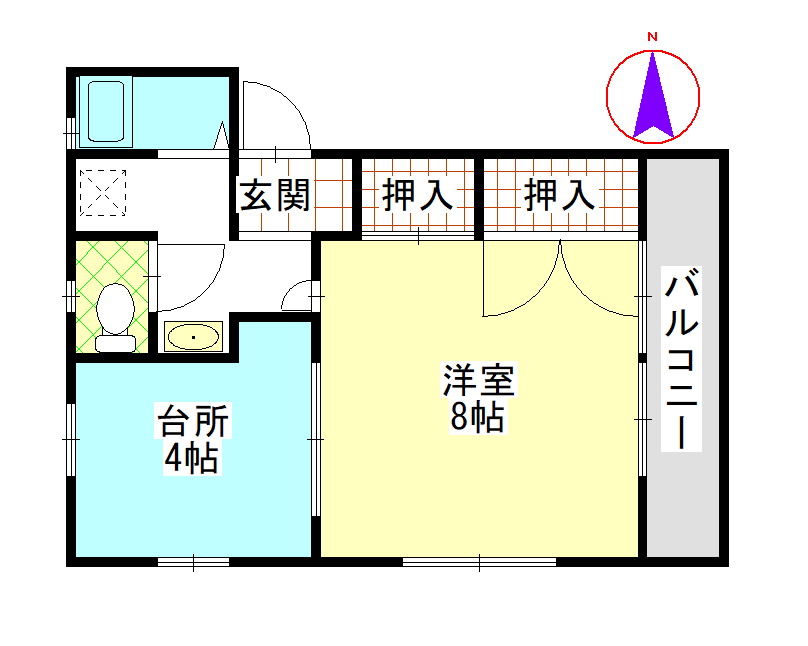 サングレースIIの間取り