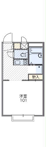 レオパレスラ・グラシューズの間取り