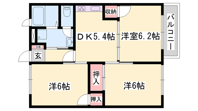 セレニティーの間取り