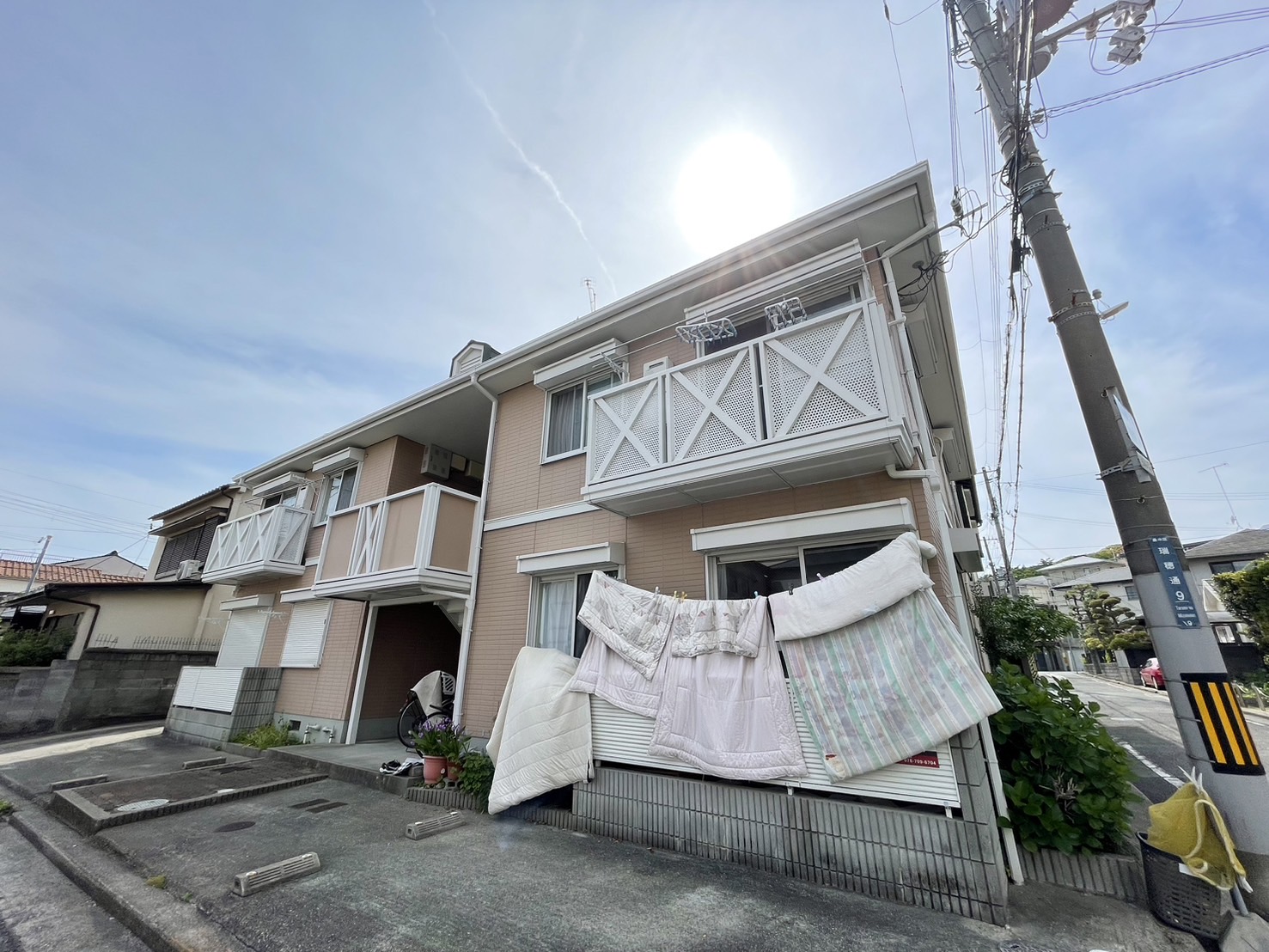 神戸市垂水区瑞穂通のアパートの建物外観