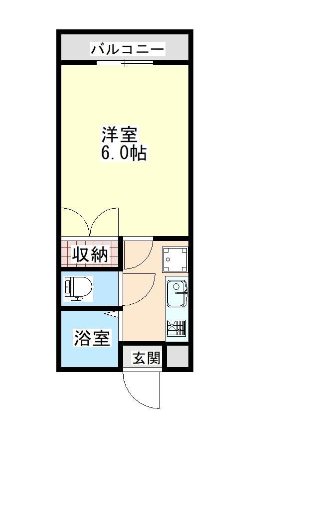 セントラルハウス上荒田の間取り