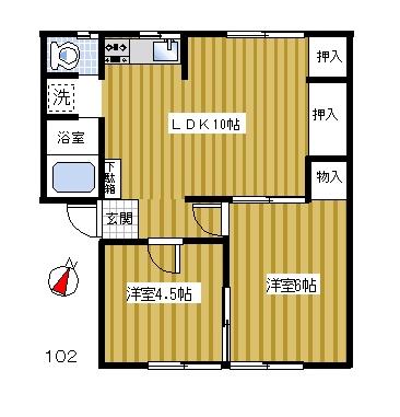 メゾンエトワールの間取り