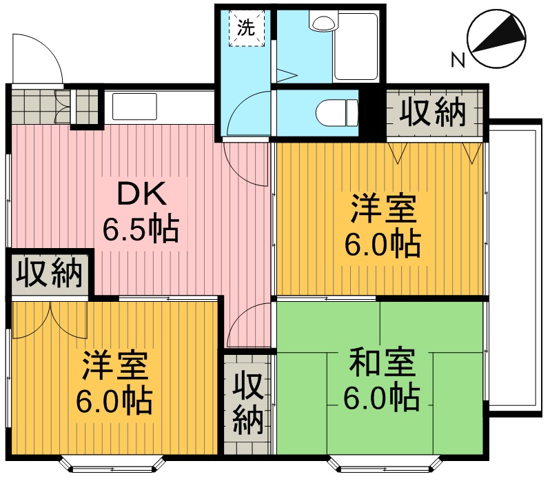 エスポワール西久保の間取り