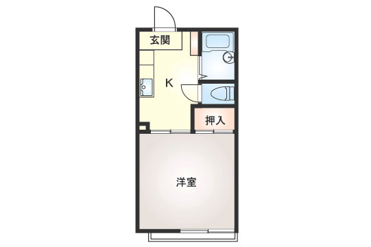 サンシティ上荒川の間取り