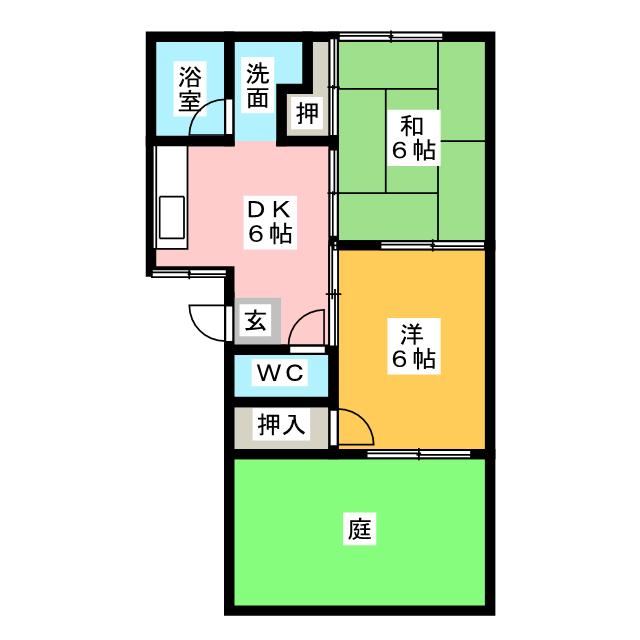 サンコーポ八反田Ａ棟の間取り