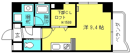 レジデンスウインド山の手の間取り