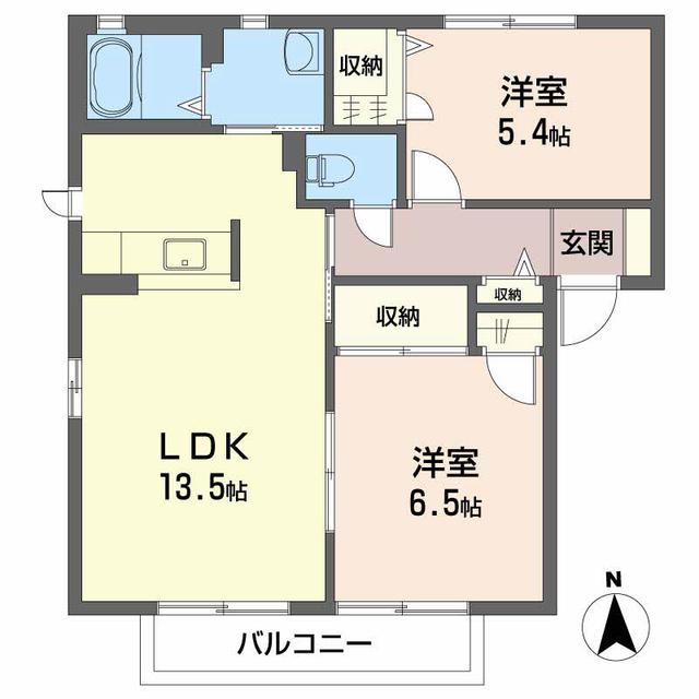 シャーメゾンボヌールの間取り