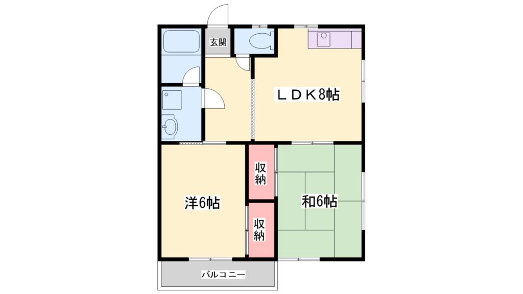 サンハイツ尾上の間取り