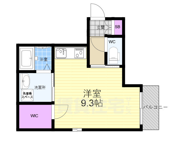 【北山インフィニティの間取り】