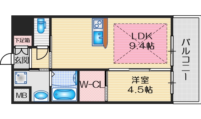 第２２関根マンションの間取り