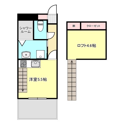 セイラBOX中豊岡Iの間取り