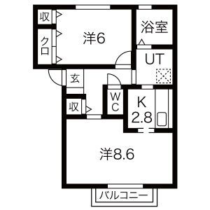 セピアコートの間取り