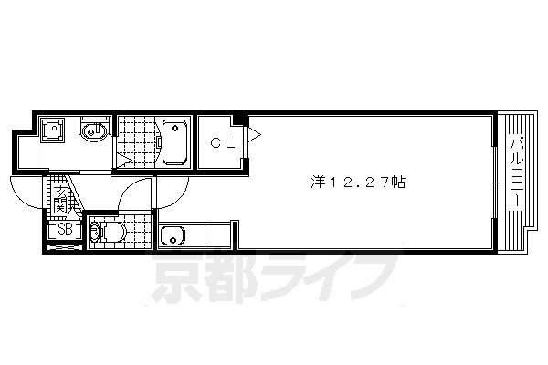 枚方市大峰元町のマンションの間取り