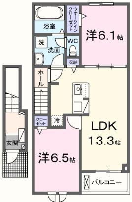 （新築）リバーストーン　マキバIの間取り