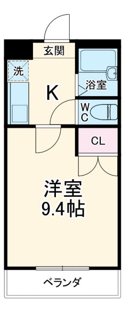 可児市川合北のアパートの間取り