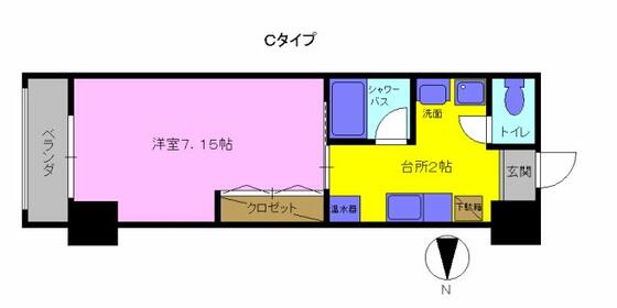 明日香大分駅南の間取り