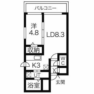 フォレストヒルズAの間取り