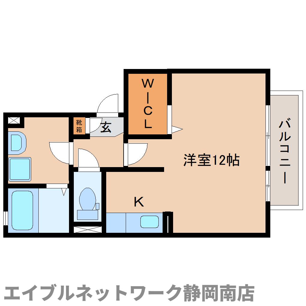 焼津市大村のアパートの間取り