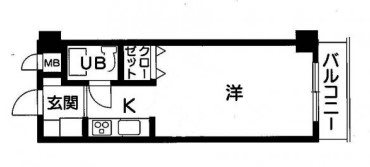 ジュネス北在家の間取り