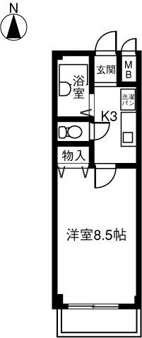 ＳＵＮＮＹ ＰＬＡＣＥ妙興寺の間取り