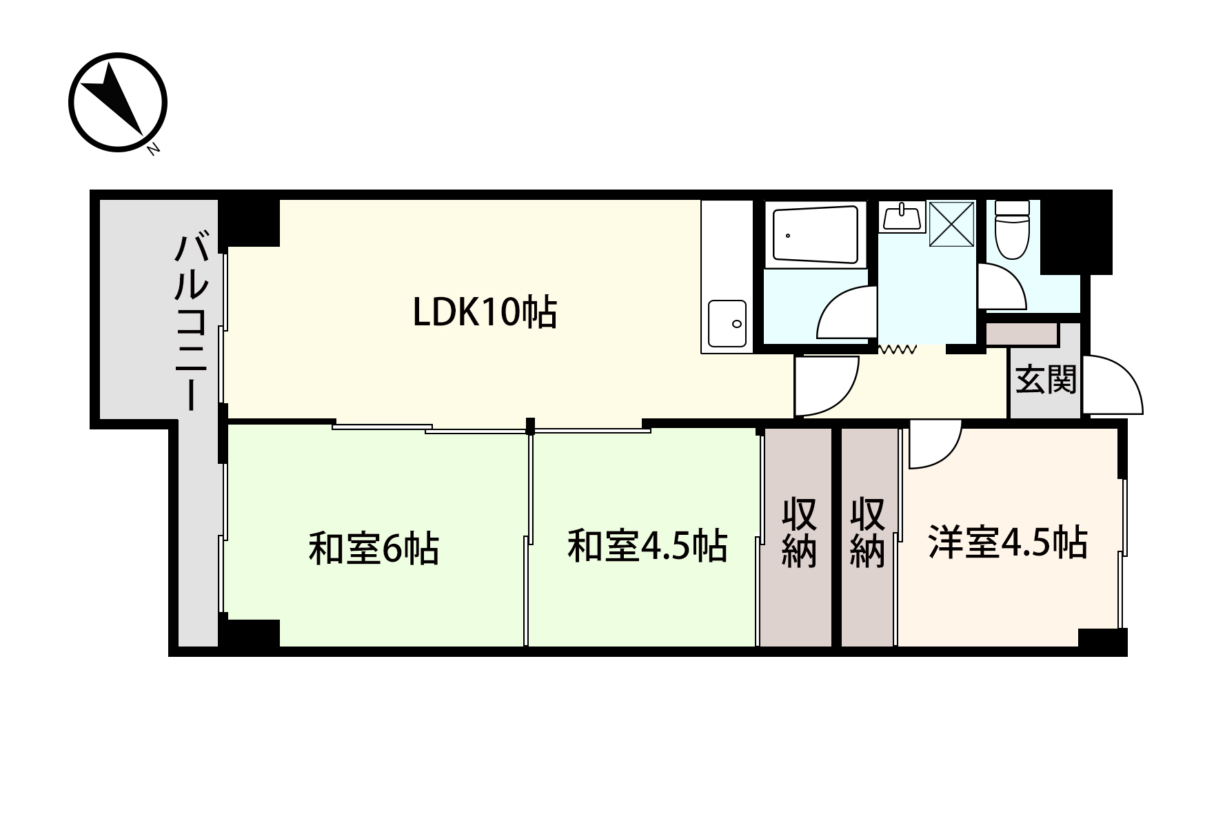 アシスト第8富山マンションの間取り