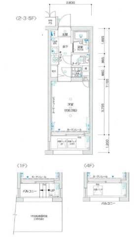 バージュアル横濱港北の間取り