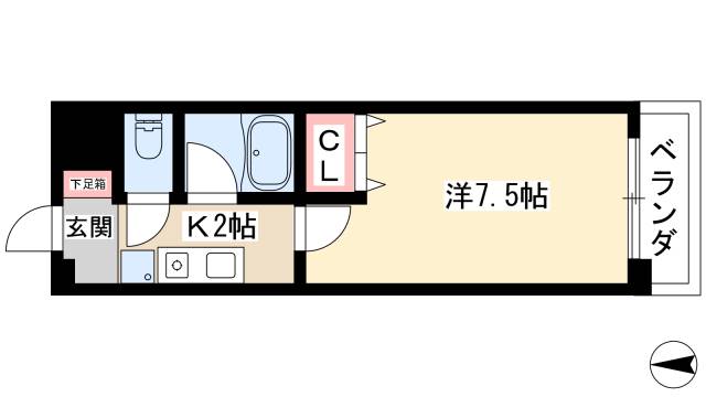 ハピネス公園前の間取り