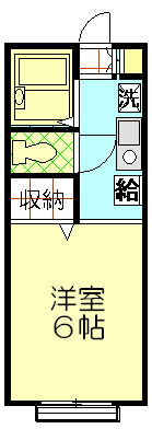 グリーンハイム小形6の間取り