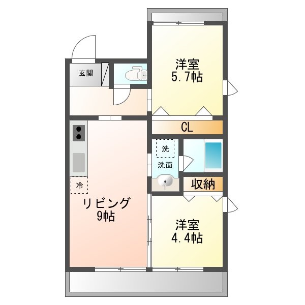 C-CORE東広島の間取り