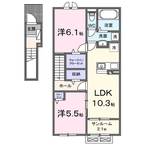 グレイス・剱岳の間取り