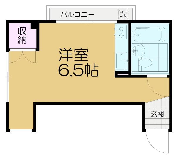 カーザ白尾　2Fの間取り